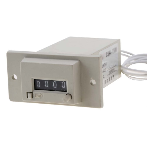 CSK4-YKW 4-cifret elektromagnetisk tæller DC 24V (#03)