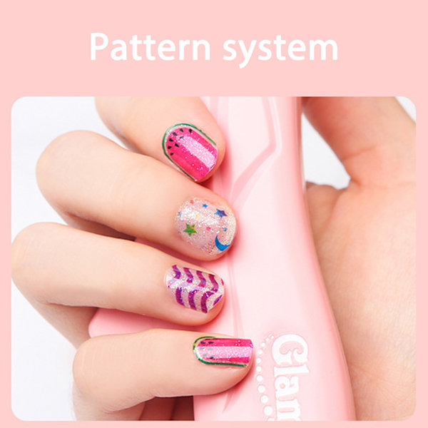 Børne Manicure Sæt Negle DIY Manicure Makeup Leg-som-om Tryk Negle Maskine Neglestempel Kunst Sæt Legetøj Gave til Piger