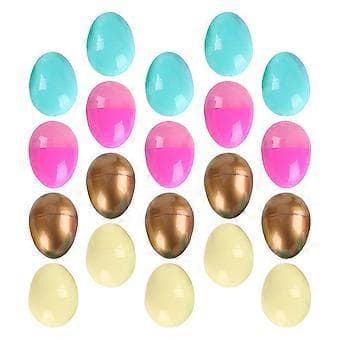 20 stk. Påskeegg Tomme Bokser Egg Gaveesker Avtakbare Påske Tomme Egg Dekor
