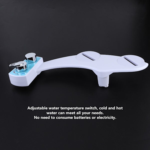 Ikke-elektrisk bidet-sprøyte for toalettsete, varmt og kaldt vann, USA