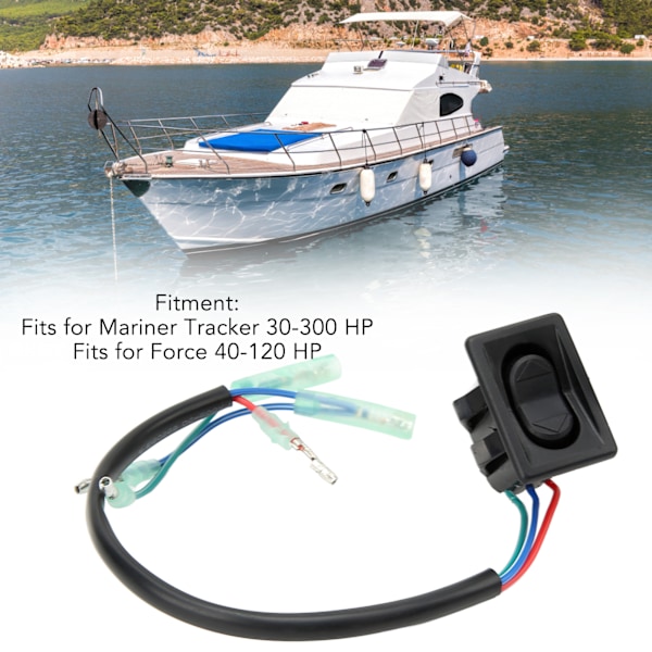 Trim Tilt Switch 896620 Power Trim Switch Samling til Mariner Tracker 30‑300 HP Force 40‑120 HP