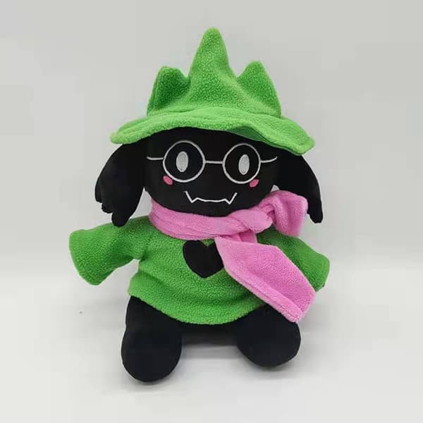 Ralsei Pehmo Pehmolelu Peli Kolmio Riimu (Väri: Vihreä, Koko