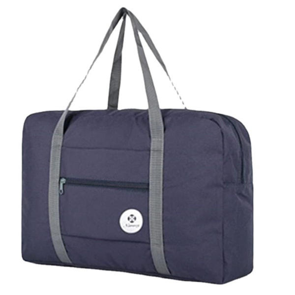 Handbagageväska för flygplansreseväska liten hopfällbar handbagage Ryanair sportväska sjukhusväska weekendväska, mörkblå