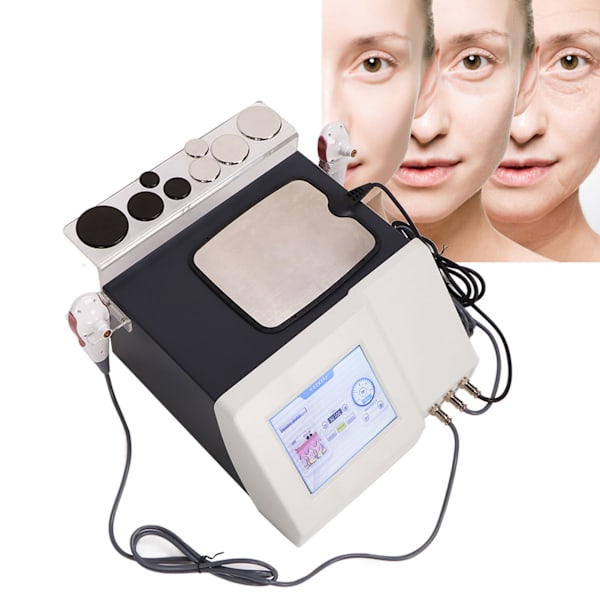 Hudplejemaskine Rynkefjernelse Ansigtsstramning Hudløftning Aktiverer Collagen RF Skønhedsmaskine 110V‑140V EU Stik