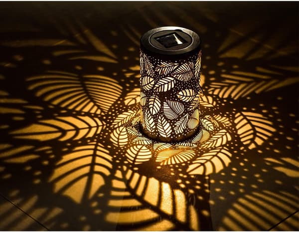 Unike solcellelykter, Kolibri solcellelykter, Vanntette hengende solcellelamper, Boho solcellelykter for hagedekorasjon, Dekorative utendørs solcellelamper