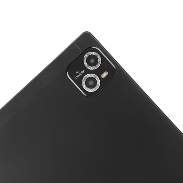 10,1 tums surfplatta för Android 10 6GB 128GB 8-kärnig CPU 5G WiFi-stöd 4G-nätverk 8MP fram 16MP bakre FHD-surfplatta EU-kontakt 100‑240V EU-kontakt Svart