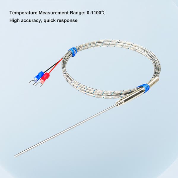 K-typ Termoelement Högtemperaturbeständigt Böjbart Snabbrespons Termoelement Temperatursensor