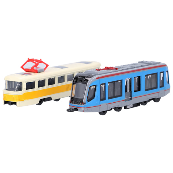 Højhastighedstog Bus Model Træk-Tilbage Køretøj Samling Model Legetøj til Børn (B Gruppe)