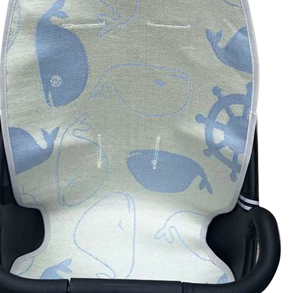 Babyvogn Kjølematte Sommer Is Kjøler Matte Pustende Sove Pute Liner for Vogn Høy Stol Lys Farge