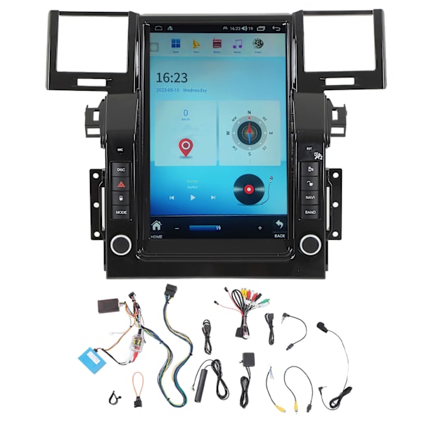 12,1 tuuman auton stereot HD kosketusnäyttö Langaton Carplay GPS-navigaattori Soittimen vaihto Land Rover Range Rover Sport L320 3+32G