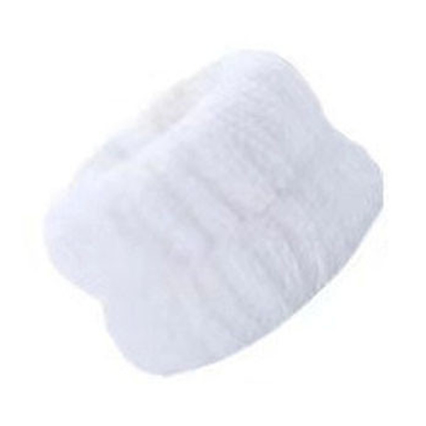 Armband för ansiktsrengöring Stark vattenabsorption Flanell Andningsbar Lätt Hudvänlig Armbands Tvätthandduk Vit