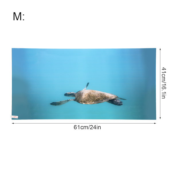 Akvaarion Taustakuva Paperi PVC Itseliimautuva 3D-efekti Kalatankki Koriste Poster 61x41cm
