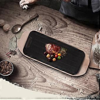 Rektangulär Grillpanna Grillplatta Utomhus Camping Picknickverktyg