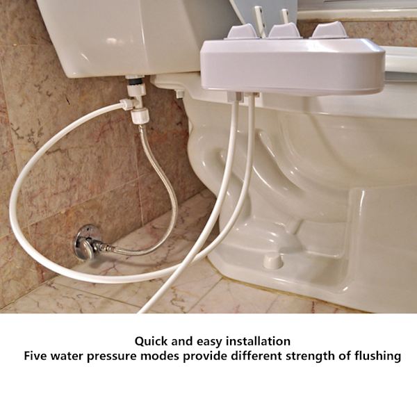 Ikke-elektrisk bidet-sprøyte for toalettsete, varmt og kaldt vann, USA