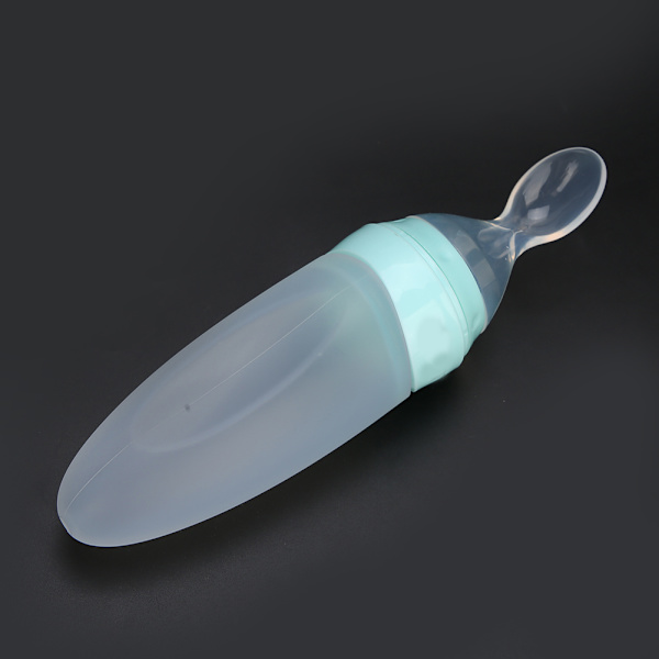 Silikon Squeeze Spoon Feeder til Spædbørn Risgrød Flasker Mad Dispenser Ske til Baby