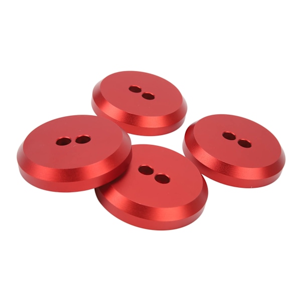 4 stk Jack Pad Adapter Aluminiumsgulv Jack Pad Utskifting for Chevy Corvette C5 C6 C7 C8 Rød
