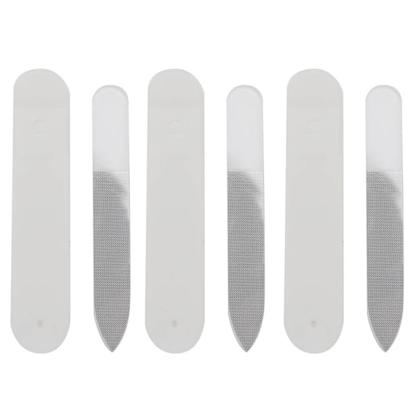 3 stk. Neglefil Nano Glas Neglebuffer Slibepolering Strip Manicure Værktøj Spids Hoved