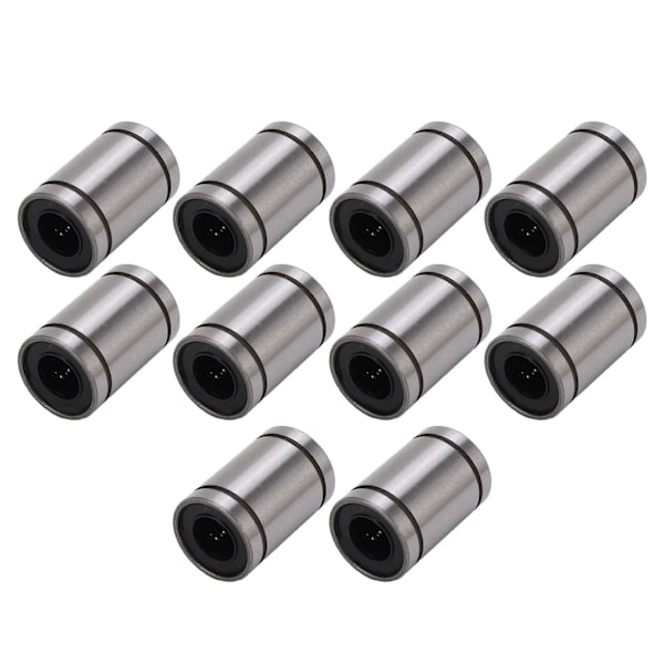 10 stk LM10LUU Lineære Lagre Legering Stål Lineær Bevegelse Kulelager for 3D-skriver Graveringsmaskin