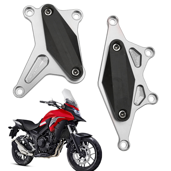 Motorcykel Motor Crash Frame Slider Beskytter Udskiftning til CB500F CB500X 2013‑2020 Titanium