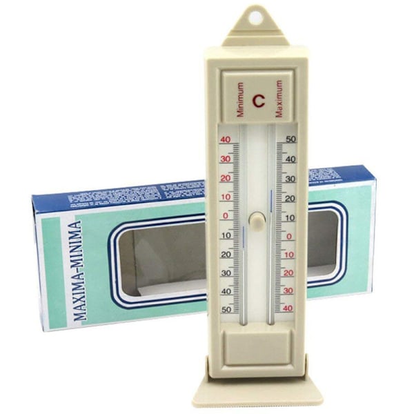 Mångsidig Växthustermometer, Digital Max Min Termometer Klassisk Design för Inom- och Utomhusbruk, Registrerar Höga och Låga Fluktuationer med Väggfäste