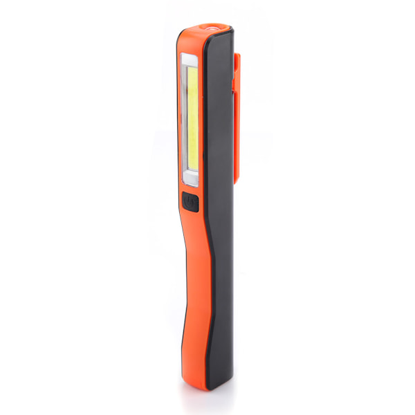200lm Högintensiv LED Ficklampa USB Uppladdningsbar Torch Lampa med Magnet för Camping Orange