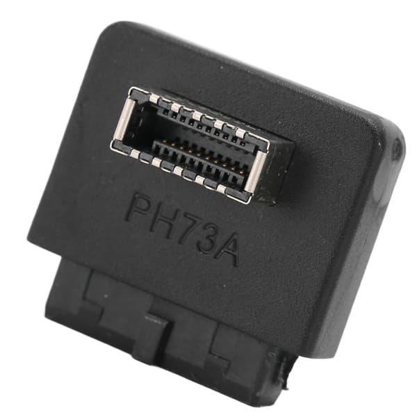 Emolevyn USB-sovitin PC-kokoonpanoon, USB 3.0 20-nastainen urosjatkoadapteri USB 3.1 -etupaneeliliitäntään, kompakti sovitinrakenne korkealla