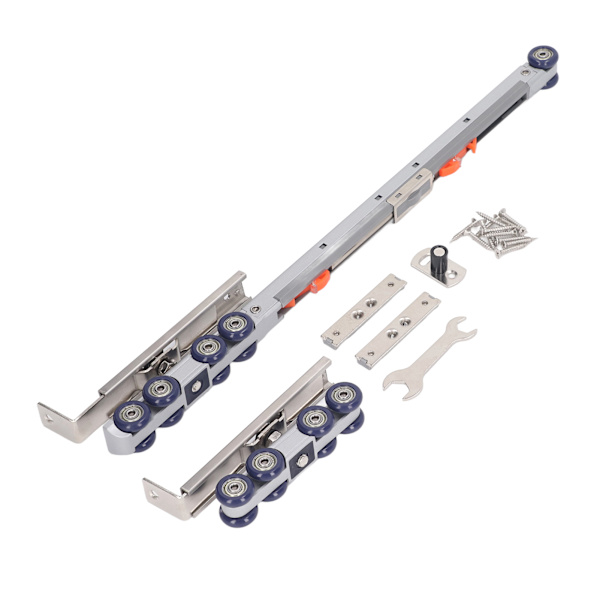 Løftevogn med 8 Hjul, 80KG Leje, 2-Vejs Vogn Rullemontering Hardware til DIY Projekter