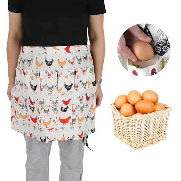 Eggs Apron Eggs Collecting Gathering Holding Apron for Chicken Hense Duck Goose Adult Style L Style 7