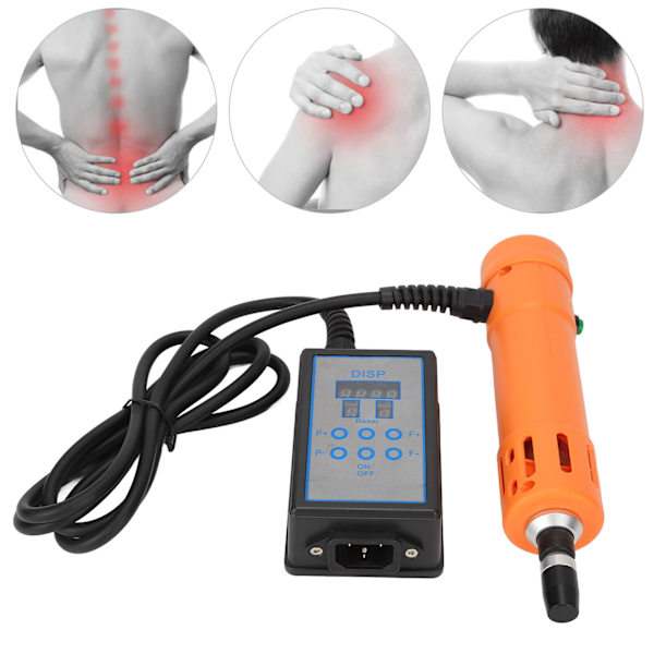 Shockwave Terapi Maskine Sygepleje Lænderyg Ekstrakorporeal Shockwave Maskine Orange 100‑240V EU Stik