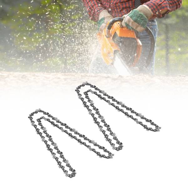 2 st Kedjor till Motorsåg 40 62DL Såg Skärblad Legering Stål Set Kit för Träbearbetning 18 tum 62 Drivlänkar