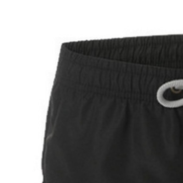 Mænd Bløde Elastiske Talje Strandshorts Mode Party Snøre Casual Boardshorts til Ferie Sort L