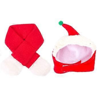 1 Sett med Kreativ Hunde-julehatt Vinter Hunde-hodeplagg Julefotorekvisitter for Valp