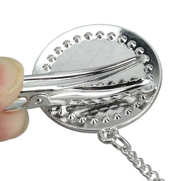 Silikon Bebisnapp Silver A‑Z Bokstäver Säker BPA Fri Enstycke Sömlös Napp med Lock för Spädbarn 6‑18 Månader P