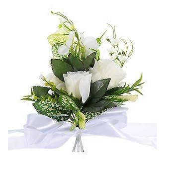 1 st Bröllopsstolsdekoration Stolsrygg Blomma Västerländsk Bröllopsstol Rosblomma