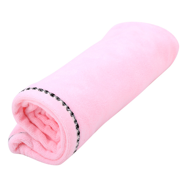 1 st. Dam & Flicka Magisk Snabbtorkande Badhandduk Huvudomslag Hatt Badrum (Rosa)