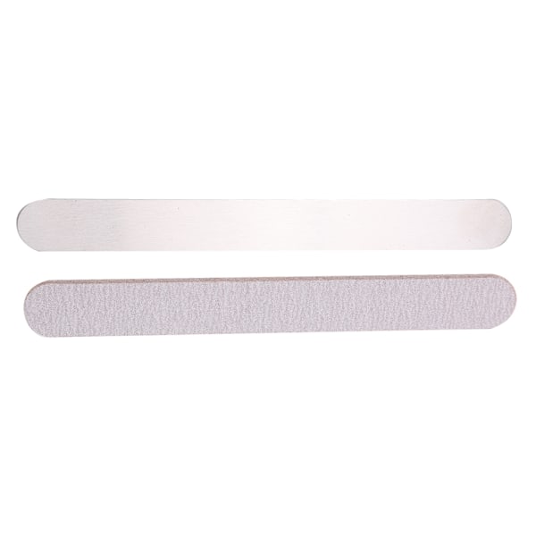 Utbytbara Nagelsandpapper Bar i Rostfritt Stål Slipband Nagelverktyg Polering Naglar Konstverktyg 4#