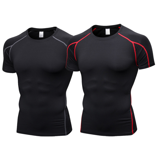 Men's Cool Dry Short Sleeve Compression Shirts, 2 Pack  Sports