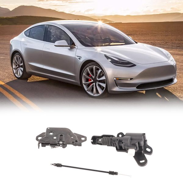 Forreste Hættelåg Aktuator Metal Legering Robust 150039700E Udskiftning til Tesla Model 3 2021‑2023