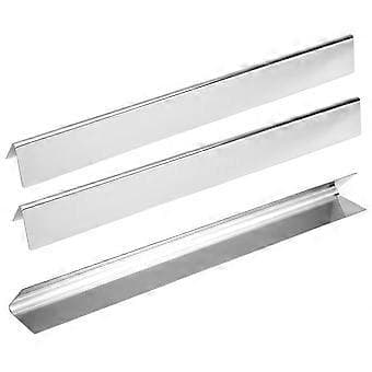 3 stk. Varmeplade til gasgrill i rustfrit stål, BBQ-tilbehør til Spirit (3 brændere) E310/E320
