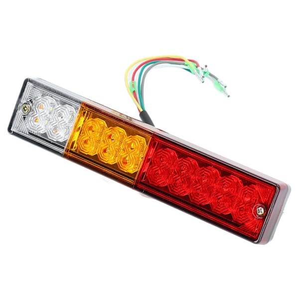 Par 12V 20LEDs Rektangulære Trailer Baglygter Vandtætte Bagside Markeringslys til RV Truck Camper