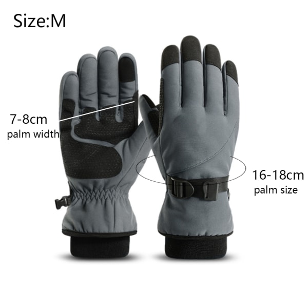 Ski Snow Gloves Winter Warm Thinsulate Waterproof Touchscreen