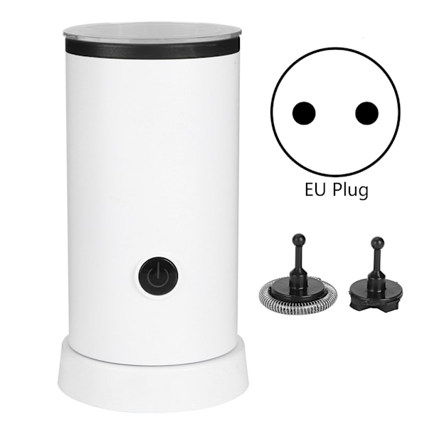 Husholdnings Stål Full-Automatisk Elektrisk Varmt og Kaldt Melkeskummer Melkeskummaskin Hvit EU-Plugg 220V-240V