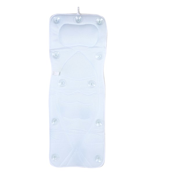 Bath Pillow Non-slip Bathtub Headrest Bathtub Mat with Suction Cups