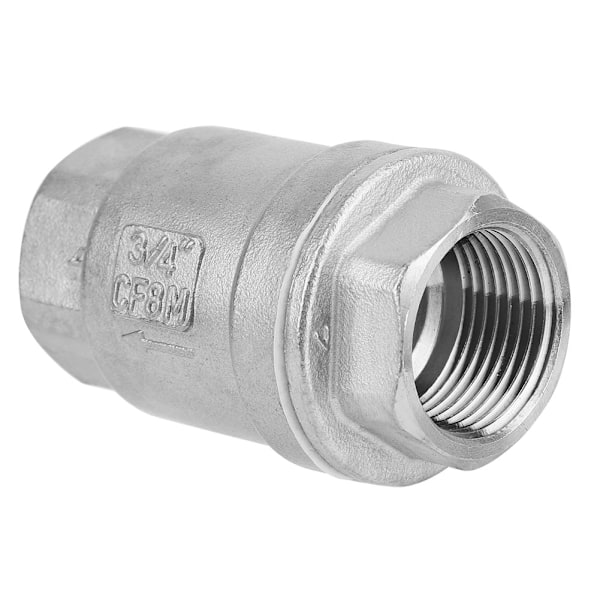 304 rustfritt stål hunngevind tilbakeslagsventil for vann og gass (G3/4\"(DN20))