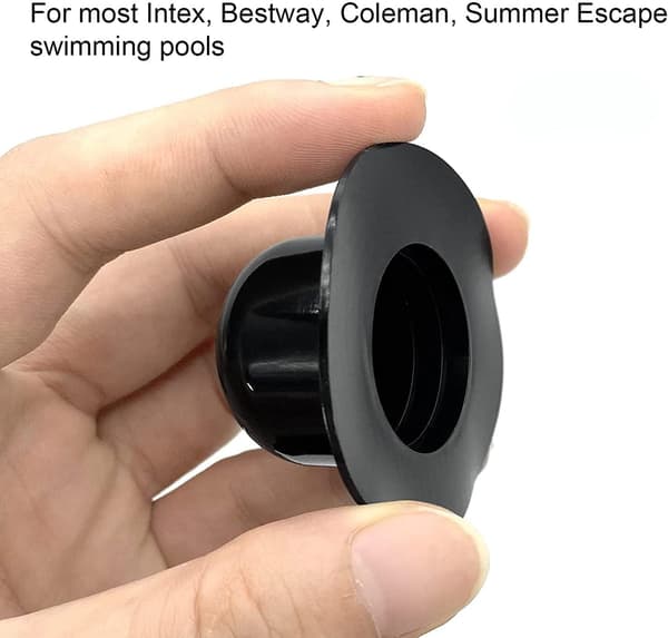 Intex Poolpluggar, Vattentäta Köldtåliga Väggplugg Ersättning för Ovanjordspool, Poolventilplugg för Poolpumps Silhål