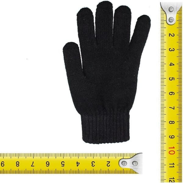 6-12 Par Voksen Vinter Strikkede Magiske Stretch Hansker