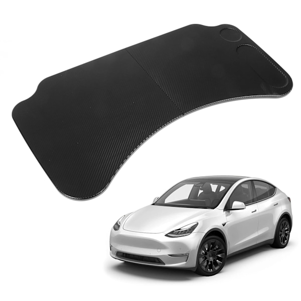 Bærbar brett for bil, styrehus, multifunksjonell arbeids- og lunsjbord, erstatning for Tesla Model 3 Y