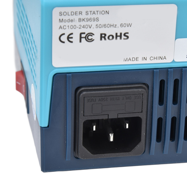 Lodde Station Digital Justerbar Temperatur Omarbejdning Elektrisk Jern 60W BK969S AC100‑240VUS Stik