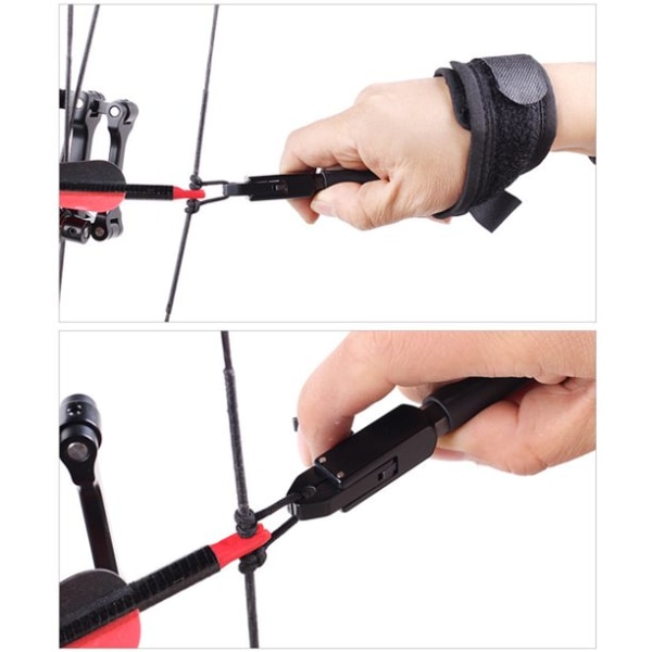 Bow and Arrow Wristband Dispenser, Hunting Sling Shooting Bands Wristband Release Aid Bow Strap Archery Accessories