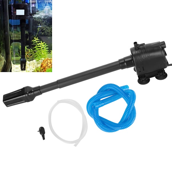 Havstjerne Akvarium Filterpumpe Vandcirkulation Iltopumpe EU Stik 220‑240VHX4160L med Hård Slange